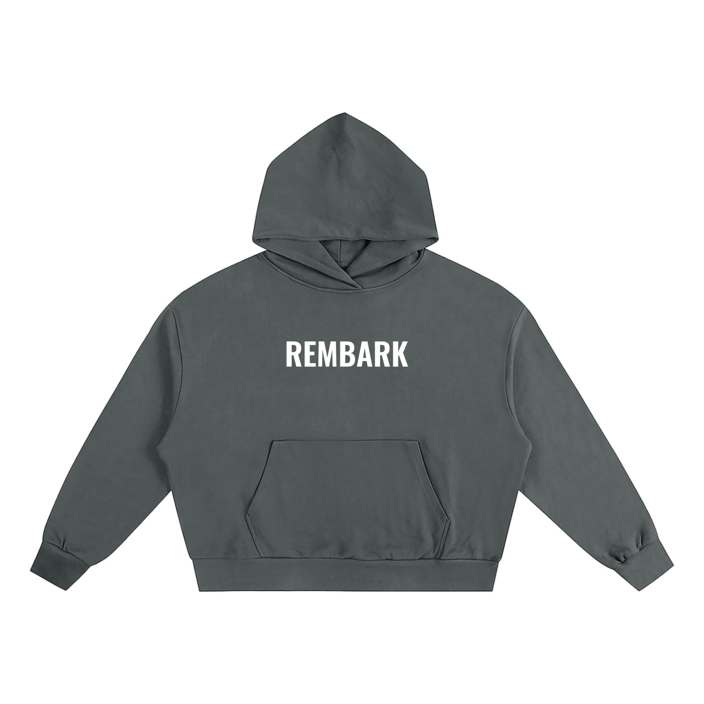 Sudadera con capucha de gran tamaño y corte cuadrado