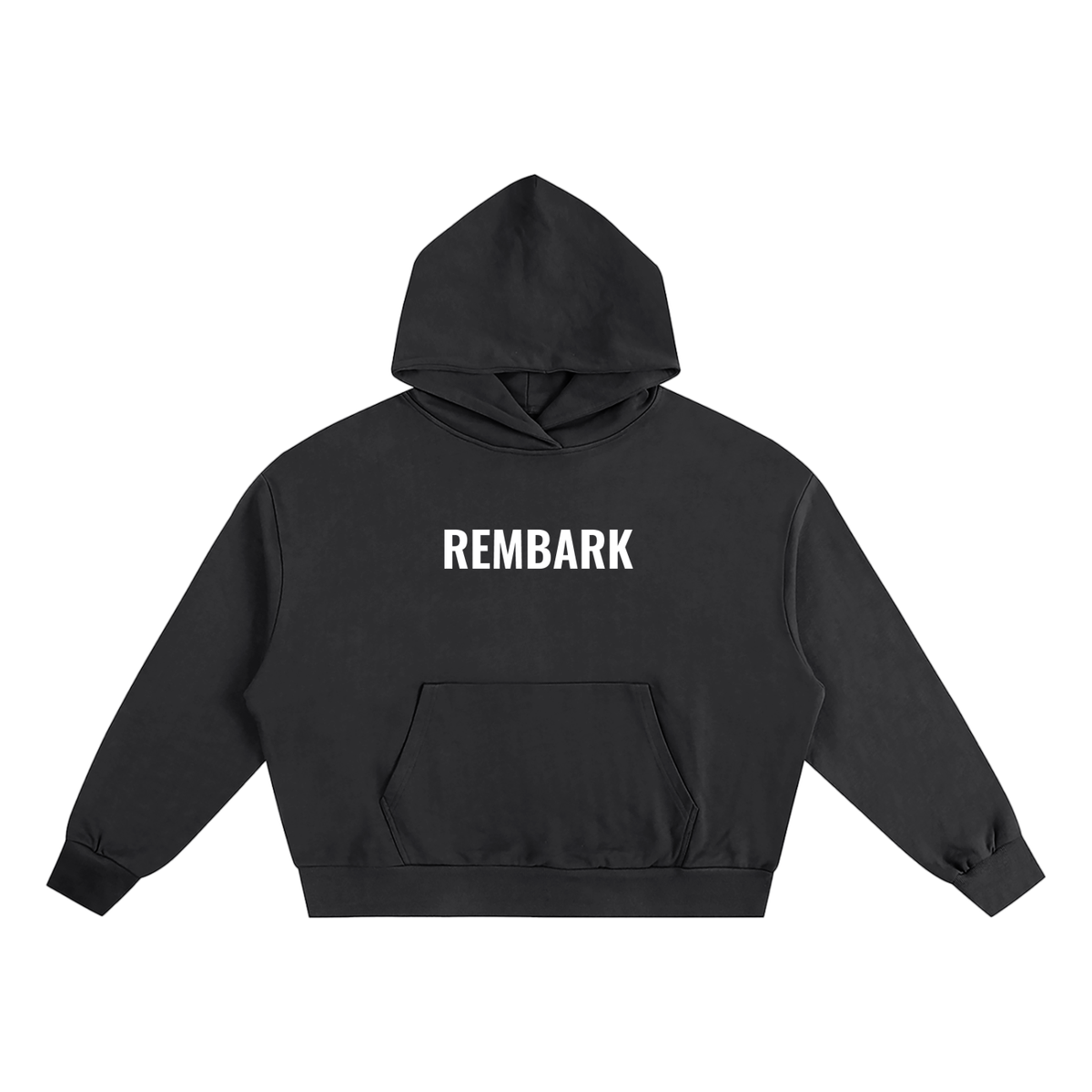 Sudadera con capucha de gran tamaño y corte cuadrado