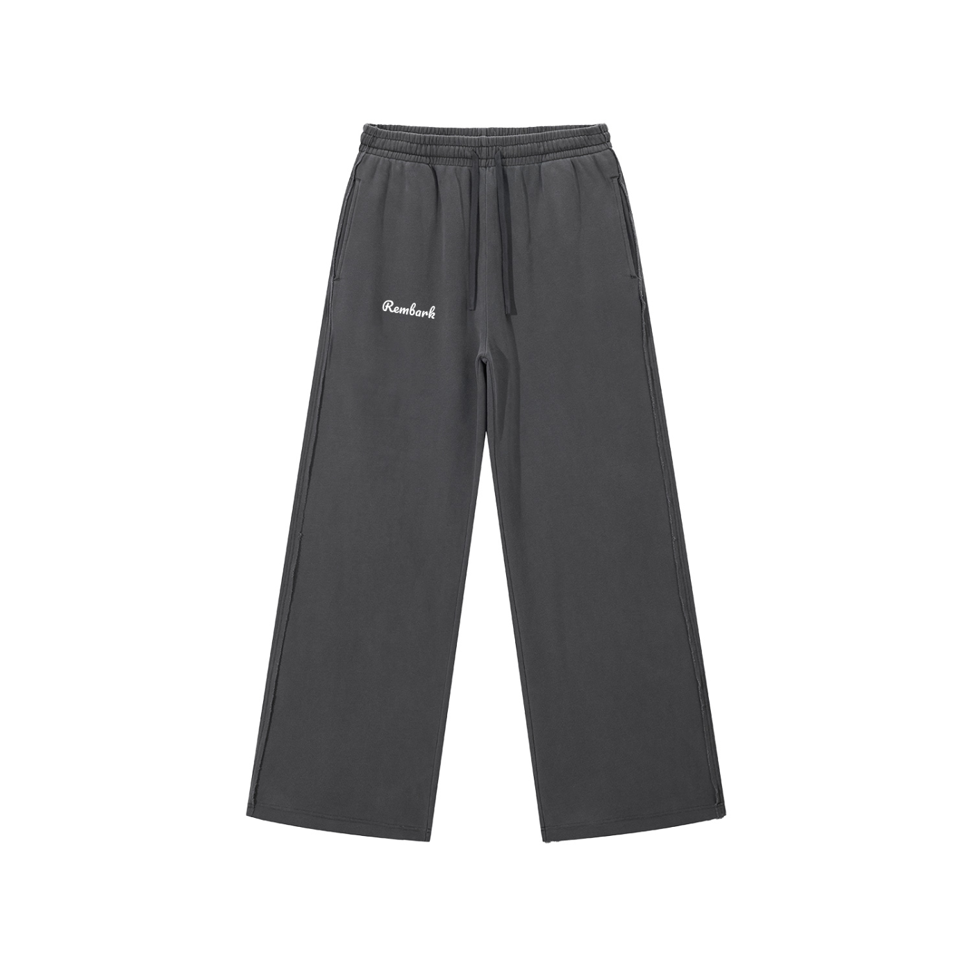 Snow Washed Raw Edge Sweatpants