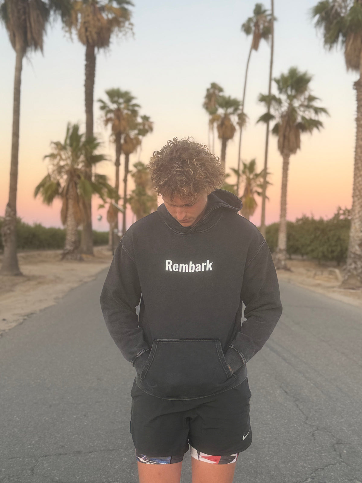 Acid Wash Oversize Hoodie