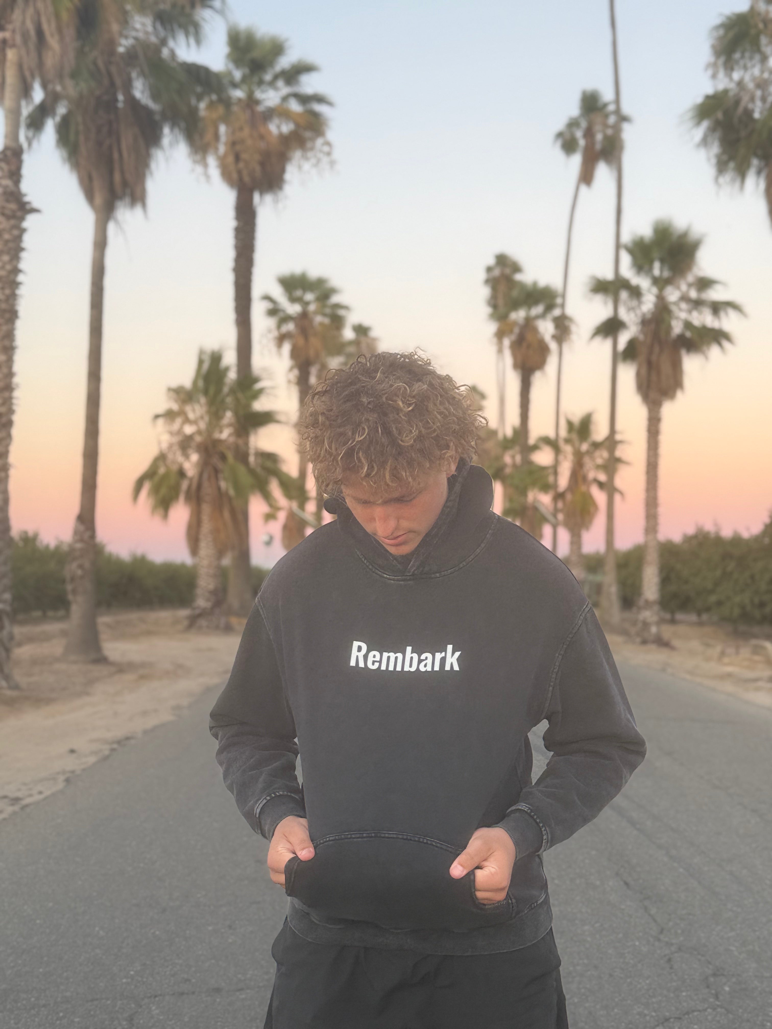 Acid Wash Oversize Hoodie