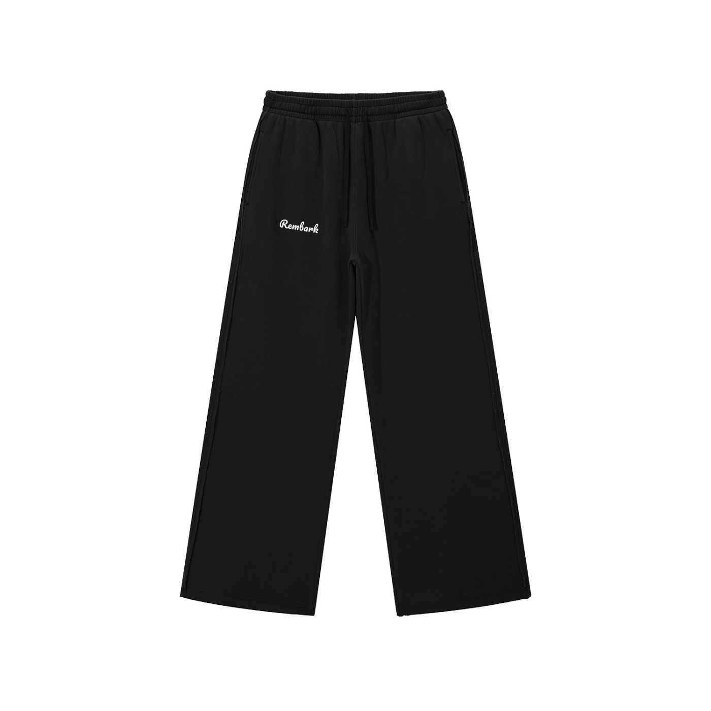 Snow Washed Raw Edge Sweatpants