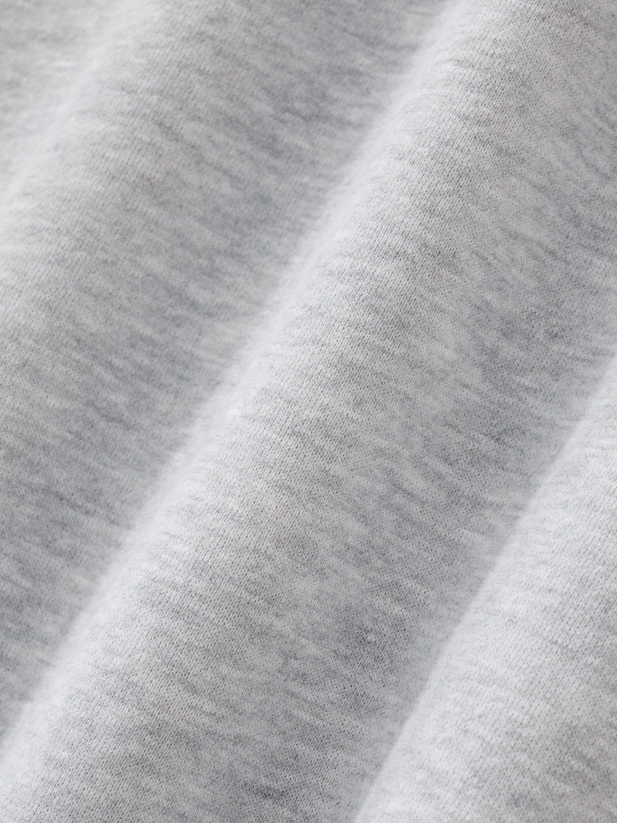 Contrast-Stitched Boxy Fleece Hoodie